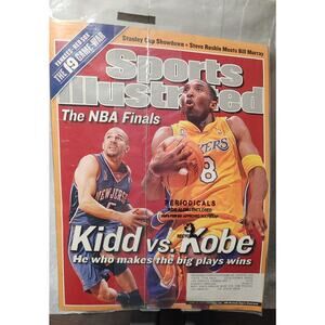 Sports Illustrated Kidd Vs. Kobe Bryant June 2002 NBA Finals Magazine Sealed New
